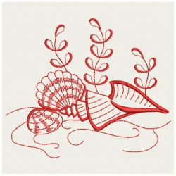 Redwork Seashell 01(Sm)