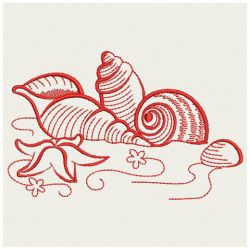 Redwork Seashell 10(Md)