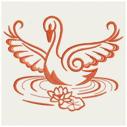 Elegant Swans 03(Lg) machine embroidery designs