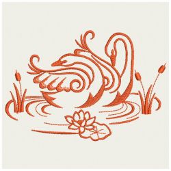 Elegant Swans 10(Md) machine embroidery designs