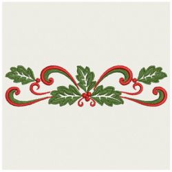 Heirloom Christmas Holly 08(Md) machine embroidery designs