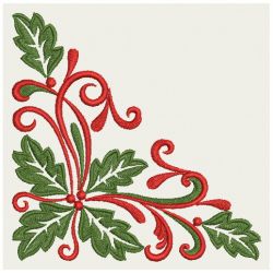 Heirloom Christmas Holly 10(Sm) machine embroidery designs
