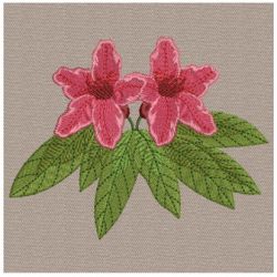 Red Azalea 01(Md) machine embroidery designs