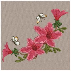 Red Azalea 06(Sm) machine embroidery designs