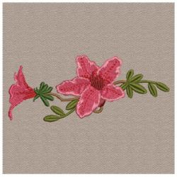 Red Azalea 16(Lg) machine embroidery designs