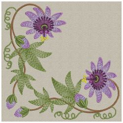 Passion Flower 06(Md) machine embroidery designs