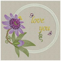 Passion Flower 07(Sm) machine embroidery designs