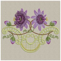 Passion Flower 09(Lg) machine embroidery designs