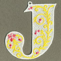 FSL Alphabets Ornaments 10 machine embroidery designs