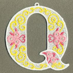 FSL Alphabets Ornaments 17 machine embroidery designs