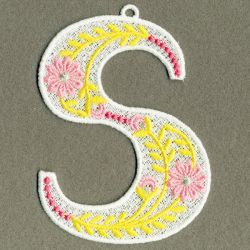 FSL Alphabets Ornaments 19 machine embroidery designs