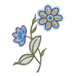 Heirloom Jacobean Flower 01(Lg) machine embroidery designs