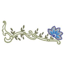 Heirloom Jacobean Flower 05(Lg) machine embroidery designs