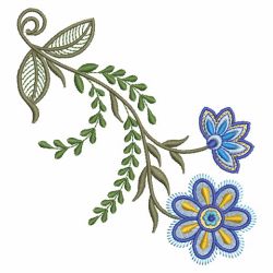 Heirloom Jacobean Flower 06(Lg) machine embroidery designs