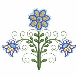 Heirloom Jacobean Flower 08(Lg)