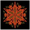 Golden Candlewicking Snowflakes 03