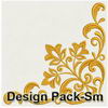 Heart Floral Damask Corner(Sm)