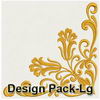 Heart Floral Damask Corner(Lg)