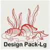 Redwork Seashell(Lg)