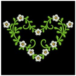 Heirloom Flowers 01 machine embroidery designs