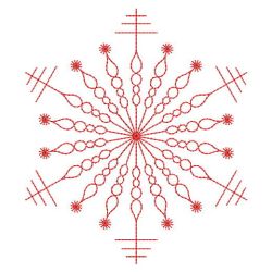 Redwork Snowflakes 1 02(Sm)