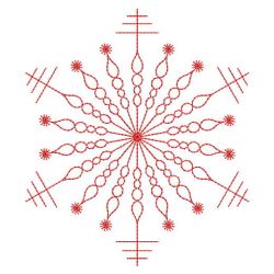 Redwork Snowflakes 1 02(Md) machine embroidery designs