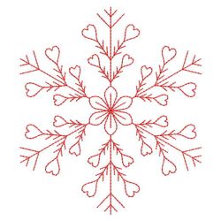 Redwork Snowflakes 1 03(Sm) machine embroidery designs