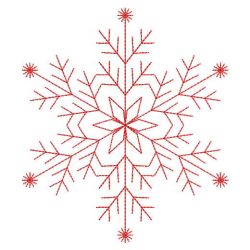 Redwork Snowflakes 1 04(Sm) machine embroidery designs