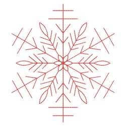 Redwork Snowflakes 1 05(Sm)