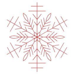 Redwork Snowflakes 1 05(Sm)