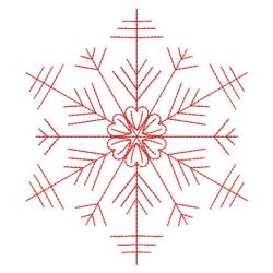 Redwork Snowflakes 1 06(Sm)