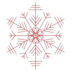 Redwork Snowflakes 1 06(Lg)