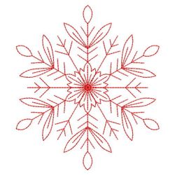 Redwork Snowflakes 1 08(Lg) machine embroidery designs