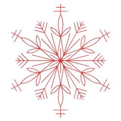 Redwork Snowflakes 1 09(Sm)