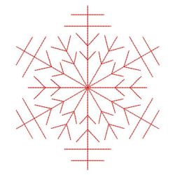 Redwork Snowflakes 2 01(Lg)