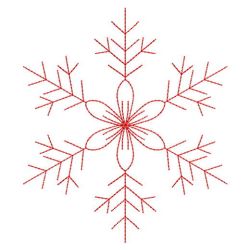 Redwork Snowflakes 2 04(Lg)