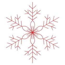 Redwork Snowflakes 2 04(Sm) machine embroidery designs