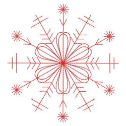 Redwork Snowflakes 2 05(Sm) machine embroidery designs