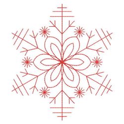 Redwork Snowflakes 2 06(Lg)