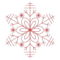 Redwork Snowflakes 2 06(Lg)