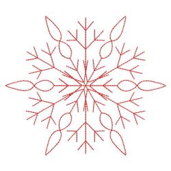 Redwork Snowflakes 2 07(Sm)
