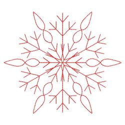 Redwork Snowflakes 2 07(Lg)