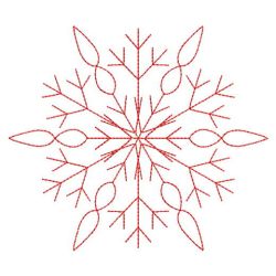 Redwork Snowflakes 2 07(Lg) machine embroidery designs