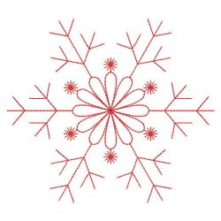 Redwork Snowflakes 2 08(Lg) machine embroidery designs
