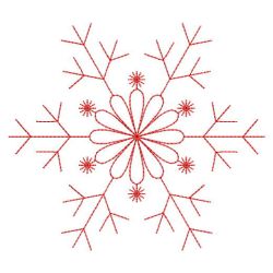 Redwork Snowflakes 2 08(Lg)