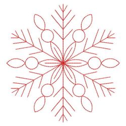 Redwork Snowflakes 2 09(Lg)