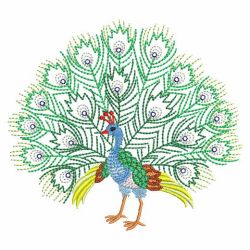 Crystal Peacocks 01(Sm) machine embroidery designs