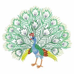 Crystal Peacocks 01(Lg) machine embroidery designs