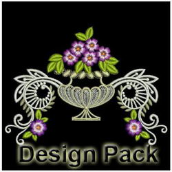 Amazing Heirloom Flowers machine embroidery designs