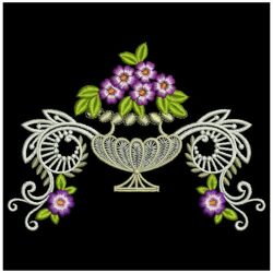 Amazing Heirloom Flowers 03 machine embroidery designs